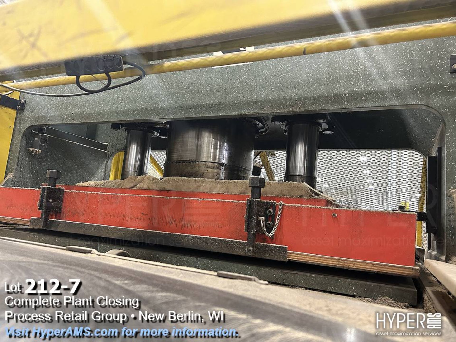 Herman Schwabe SR-115 Hydraulic, 60"W, 115 -Ton Die Cutter Beam Press - Image 7 of 8