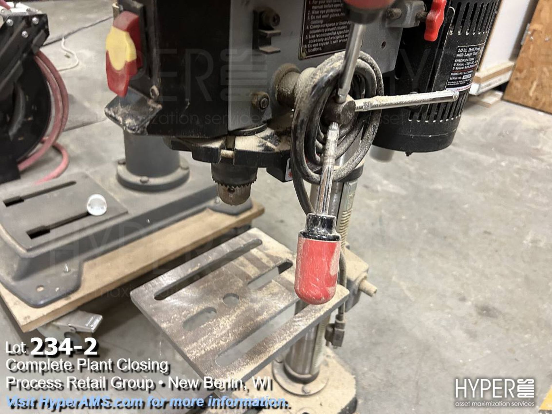Craftsman 2/3hp bench top drill press - Image 2 of 4
