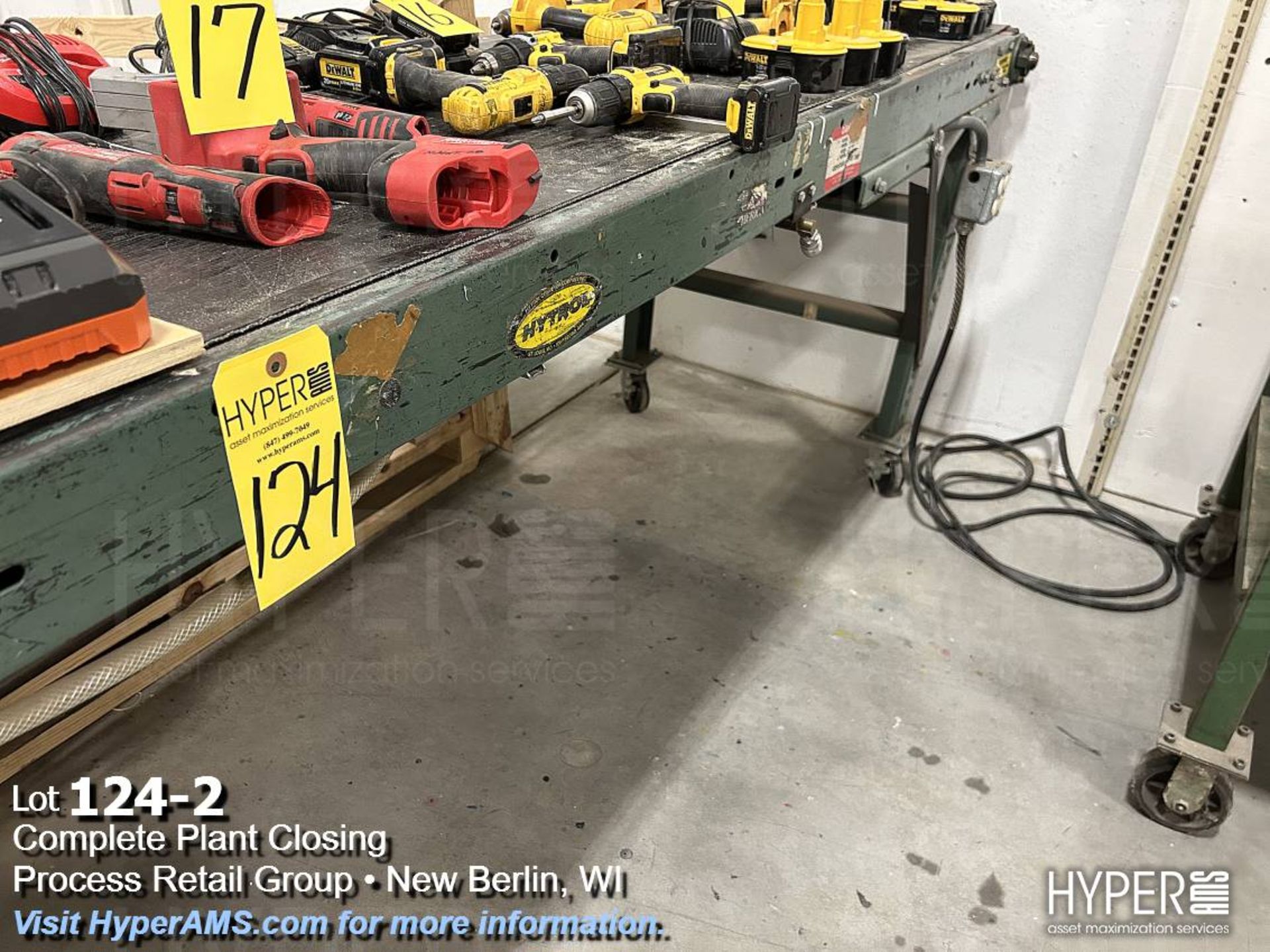 Hytrol 2' wide x 36' long belt conveyor - Image 2 of 7