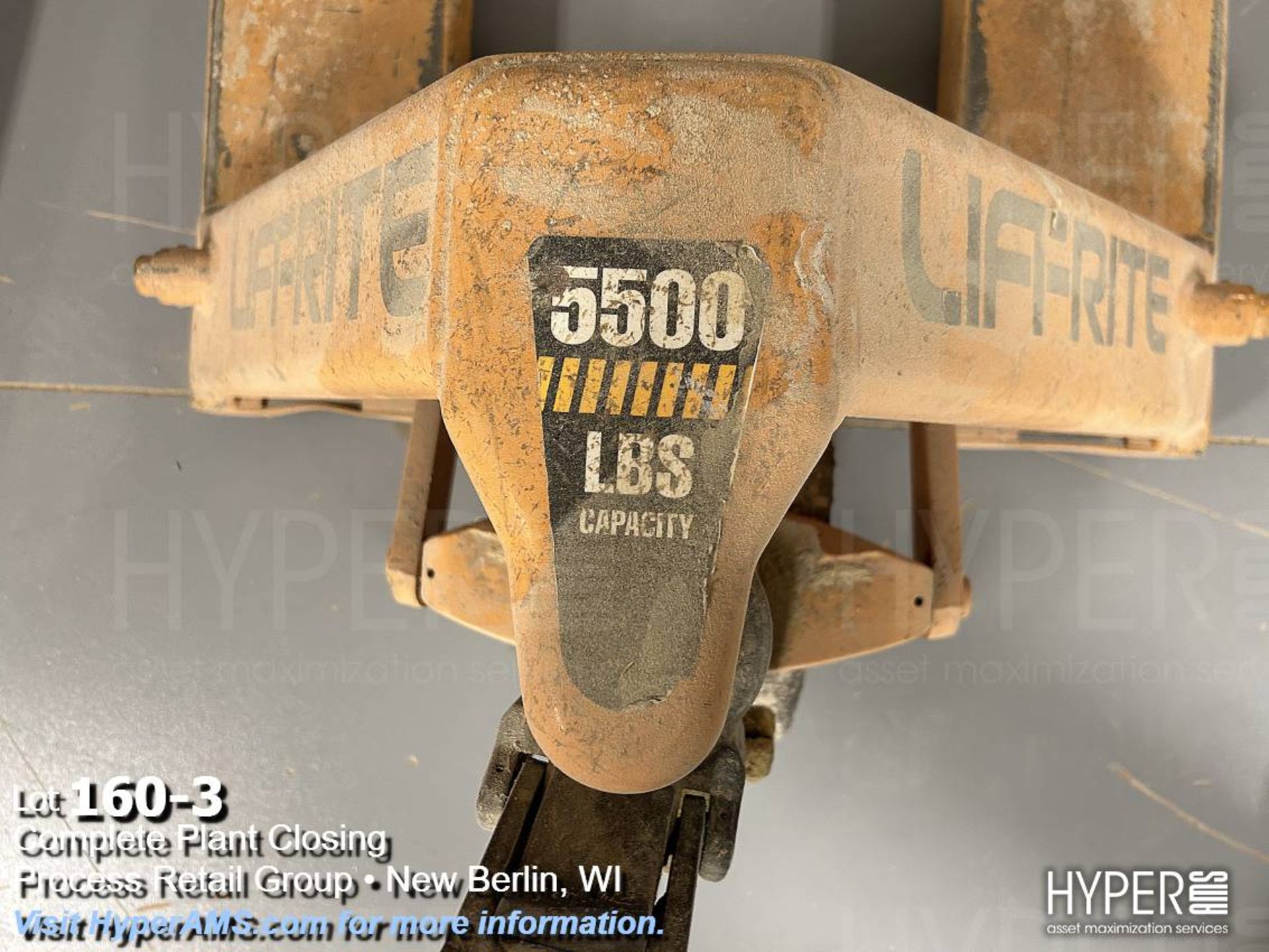 Liftrite 5500 lb. cap. Pallet jack - Image 3 of 3