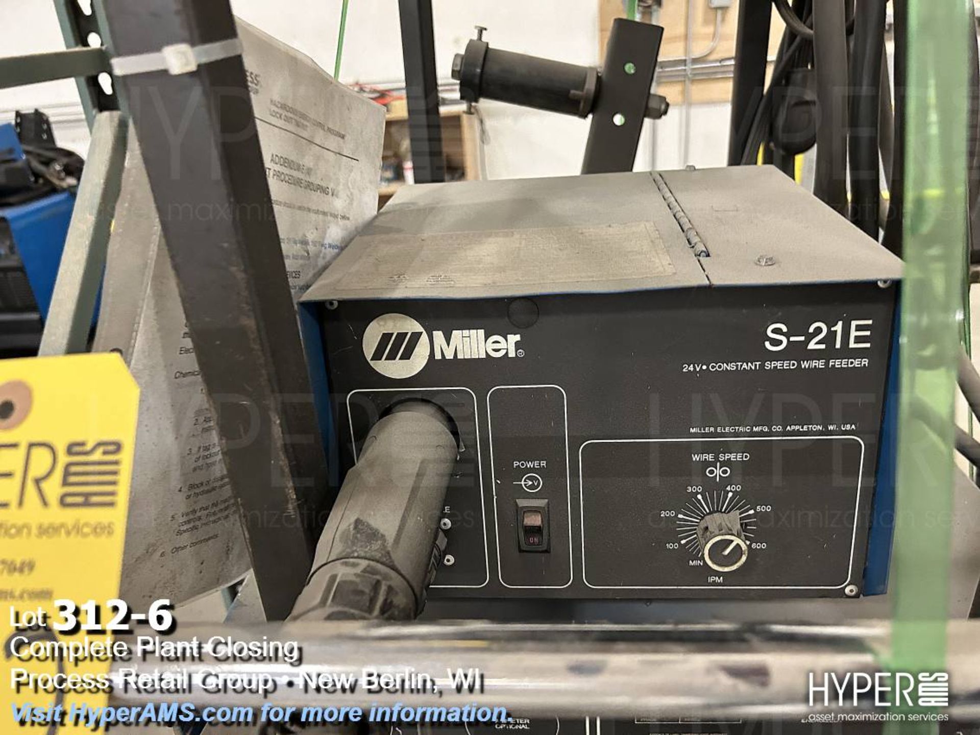 Miller Shopmaster 300 AC/DC welder CC/CV.AC arc welding power source - Image 6 of 7