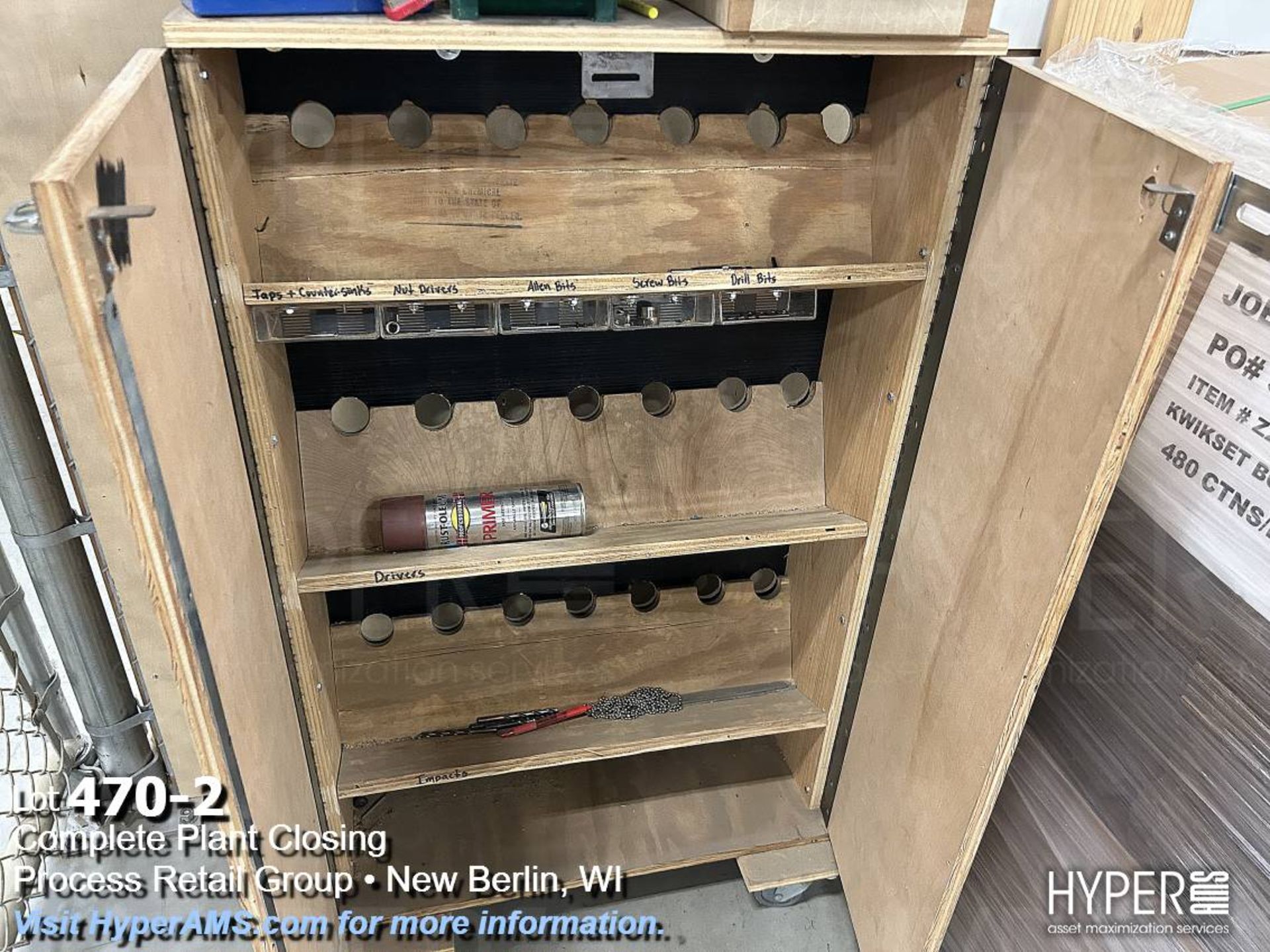 Battery drill cabinet - Image 2 of 2
