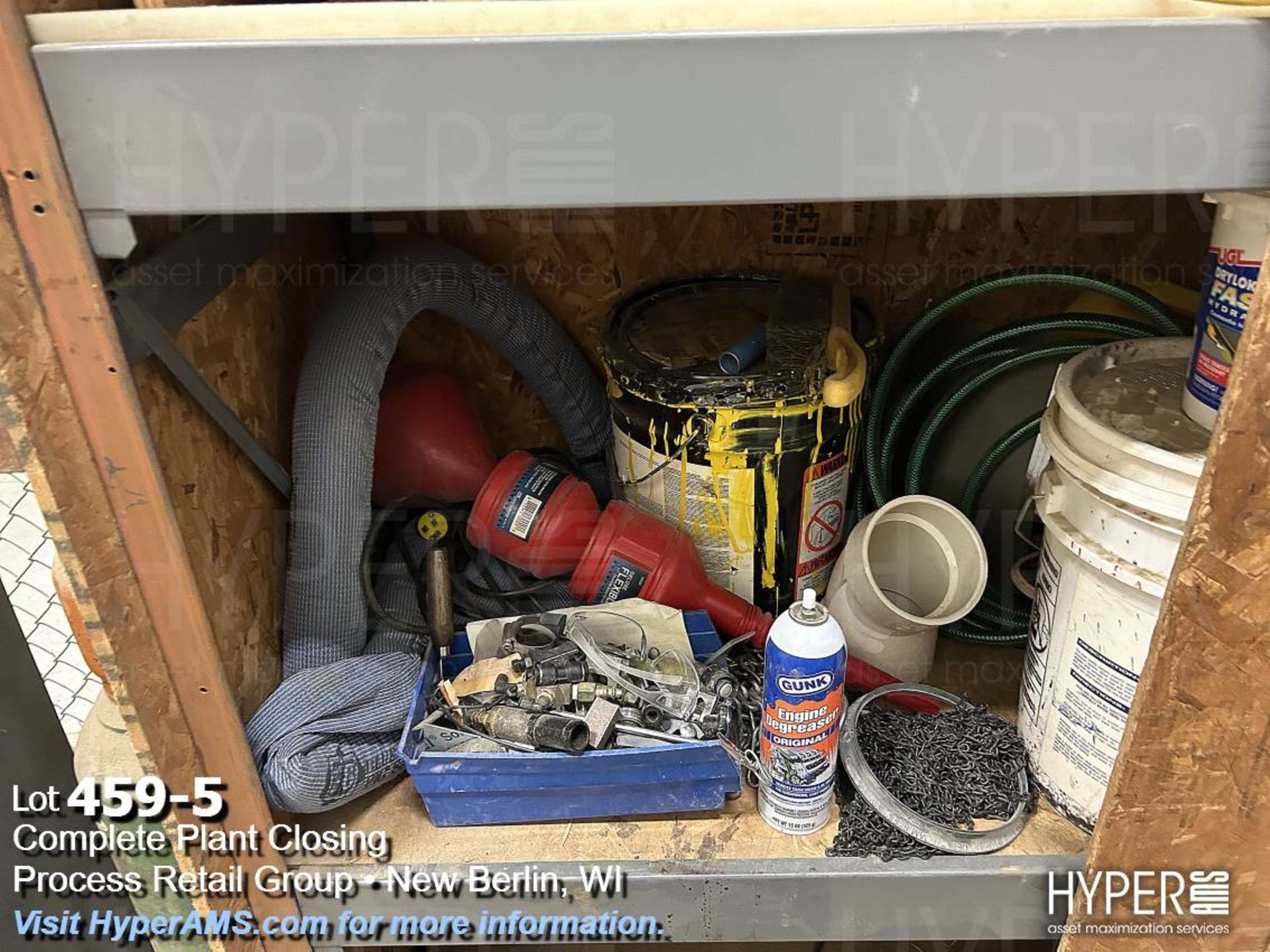 Three cabinets with hoses, sealers, wire, fuses, filters, and parts - Image 5 of 17