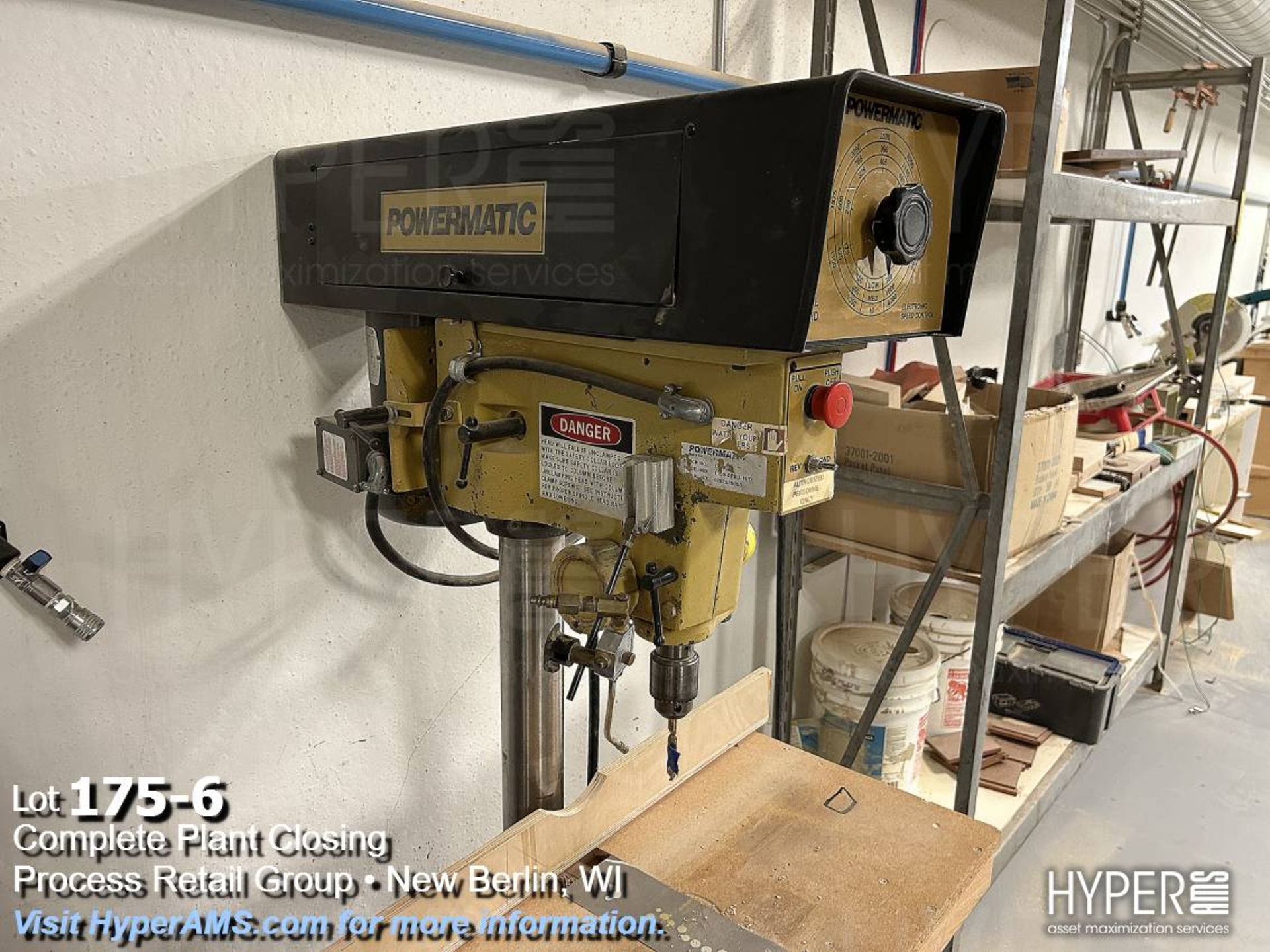 Powermatic 1hp variable speed drill press - Image 6 of 6