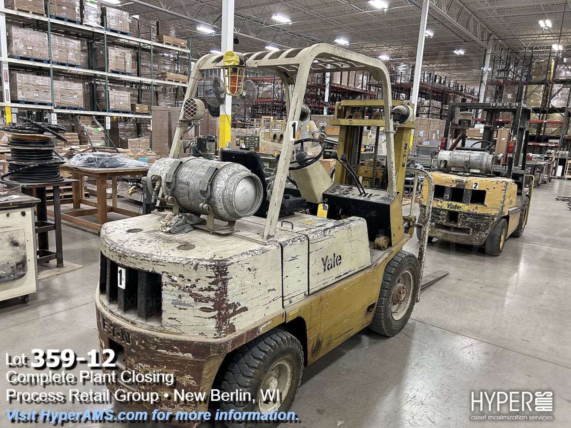 Yale 6000lb cap. fork lift - Image 12 of 14