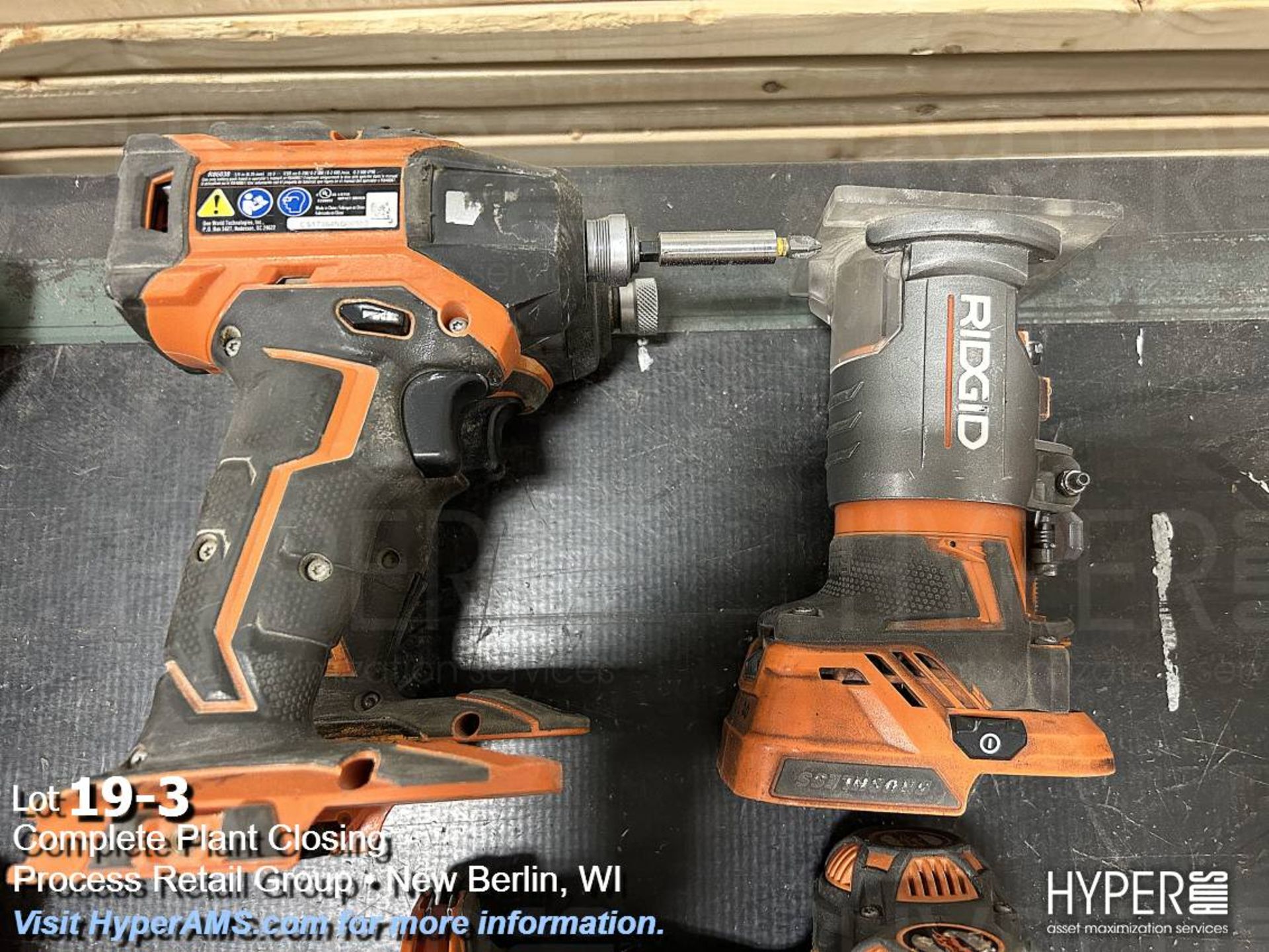 Ridgid 18 volt tools - Image 3 of 3