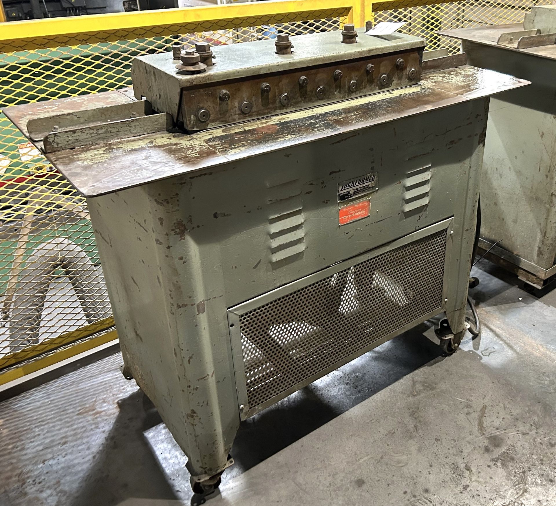 Lockformer 7-Stand 16Ga.Pittsburgh Lock Rollformer w/ 3HP Motor, 115/230/1/60