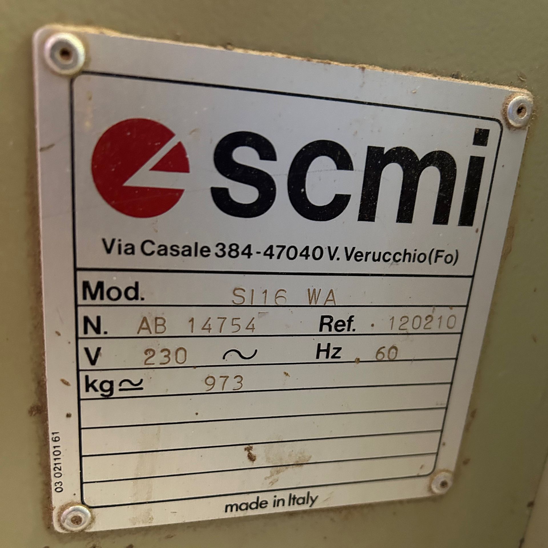 SCMI Mod.SL16WA Sliding Table Saw - Image 6 of 6