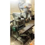Ex-Cell-O Mod.602 1.5HP Milling Machine - S/N 6028590, Spindle Speeds 100-3800 RPM, R8 Spindle, 9" x
