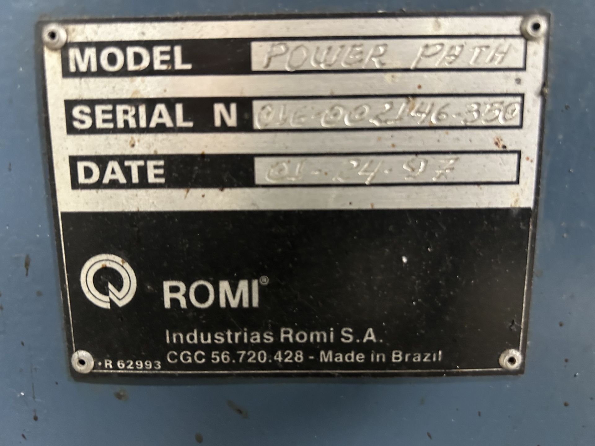 BRIDGEPORT/ROMI POWERPATH-15 16.5" x 40" CNC LATHE - Image 7 of 7