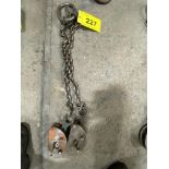 LOT OF (2) PLATE LIFTERS, 1/2-TON CAP. W/ CHAIN