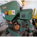 PEDDINGHAUS 210 SUPER 20 HYDRAULIC IRONWORKER, 120-TON PUNCH CAP., 6” X 5/8” ANGLE CAP., S/N