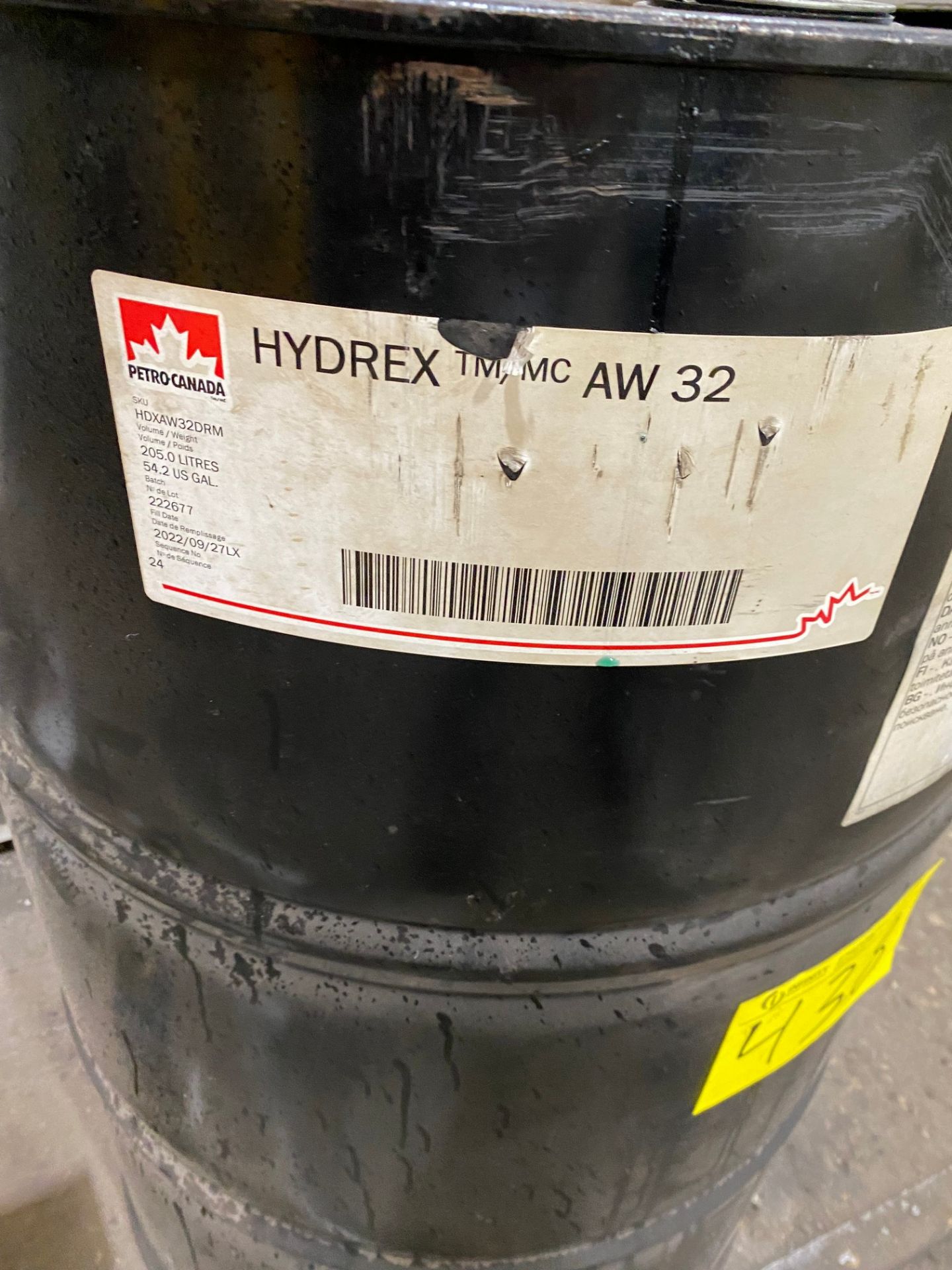 55-GAL DUM OF HYDREX AW-32 OIL - Image 2 of 3