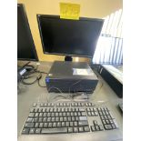 THINK CENTER CORE I5 COMPTUER, VIEW SONIC 24" MONITOR, KEYBOARD, MOUSE