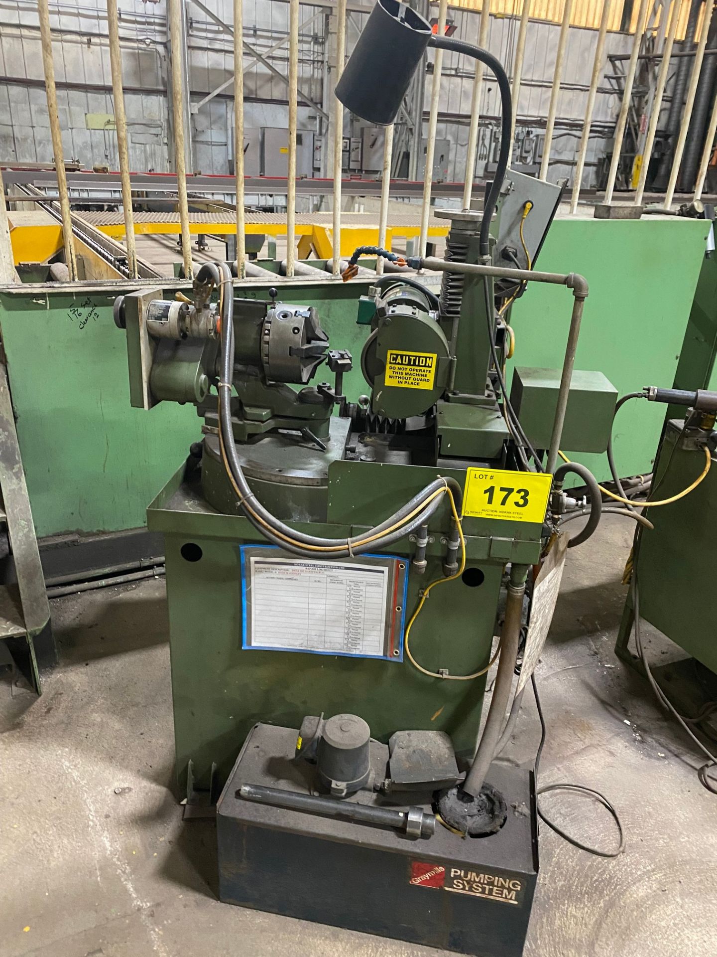 RUSH MACHINERY TOOL CUTTER GRINDER, MODEL 250A, S/N 2952 (RIGGING FEE $150)