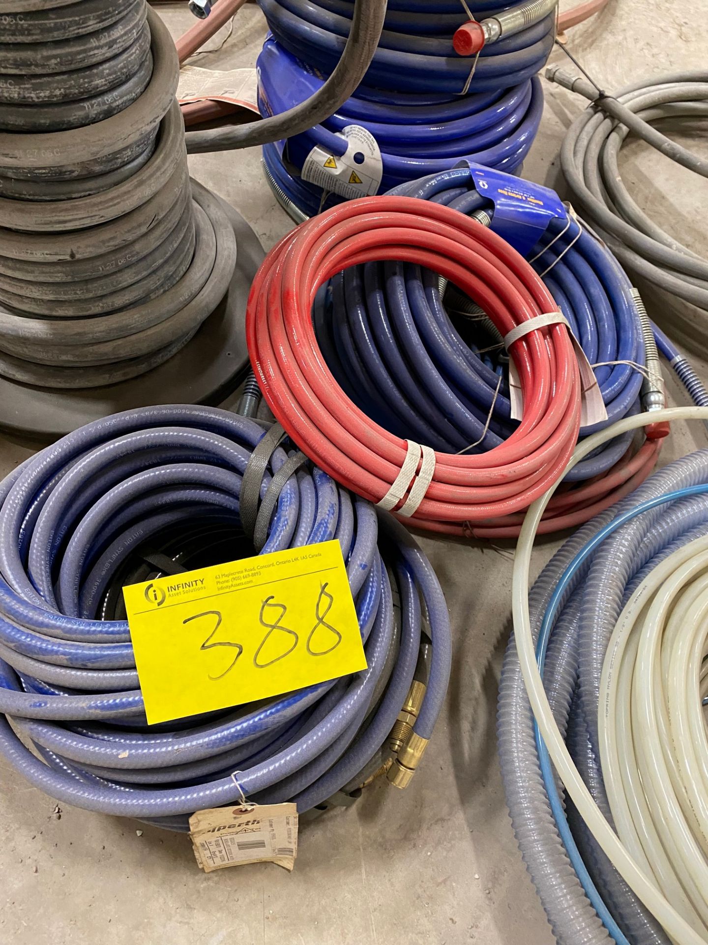 LOT OF SPOOLED HOSES - Image 3 of 7