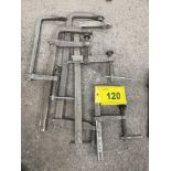 LOT OF (5) BESSEY BAR CLAMPS