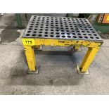 APPROX. 3-1/2'W X 2-1/2'L PIN / BAR TABLE