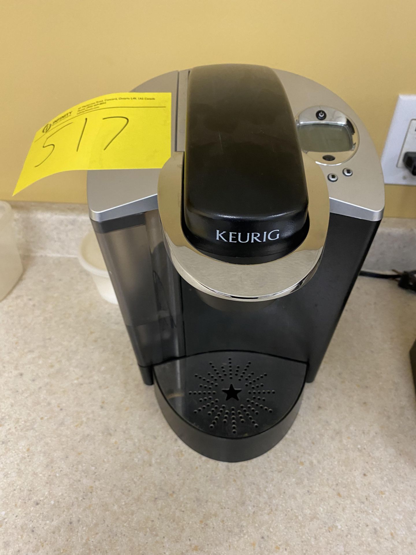 KEURIG, CUISINART COFFEE MAKERS, TOASTER OVEN, SHOP STOOL - Image 2 of 4