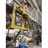 TRACK MOUNTED WELDING JIB, APPROX., 16'L (TRACK NOT INCLUDED) (RIGGING FEE $400)