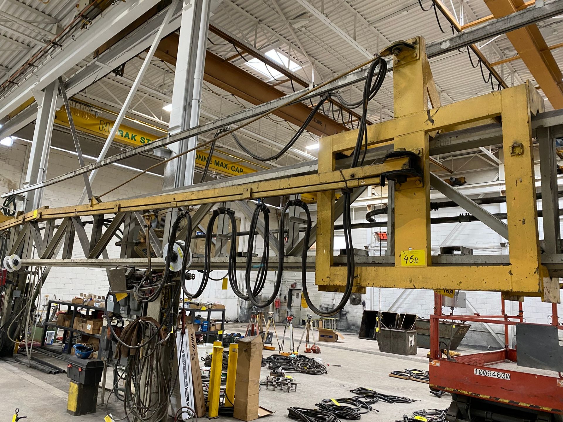 TRACK MOUNTED WELDING JIB, APPROX., 16'L (TRACK NOT INCLUDED) (RIGGING FEE $400) - Image 2 of 2