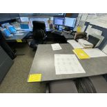 U-SHAPED WORKSTATION (NOTE: SUBJECT TO LATE REMOVAL, PICKUP ON FRIDAY APRIL 26TH)