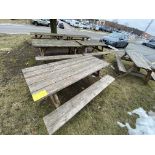 LOT OF (6) PICNIC TABLES