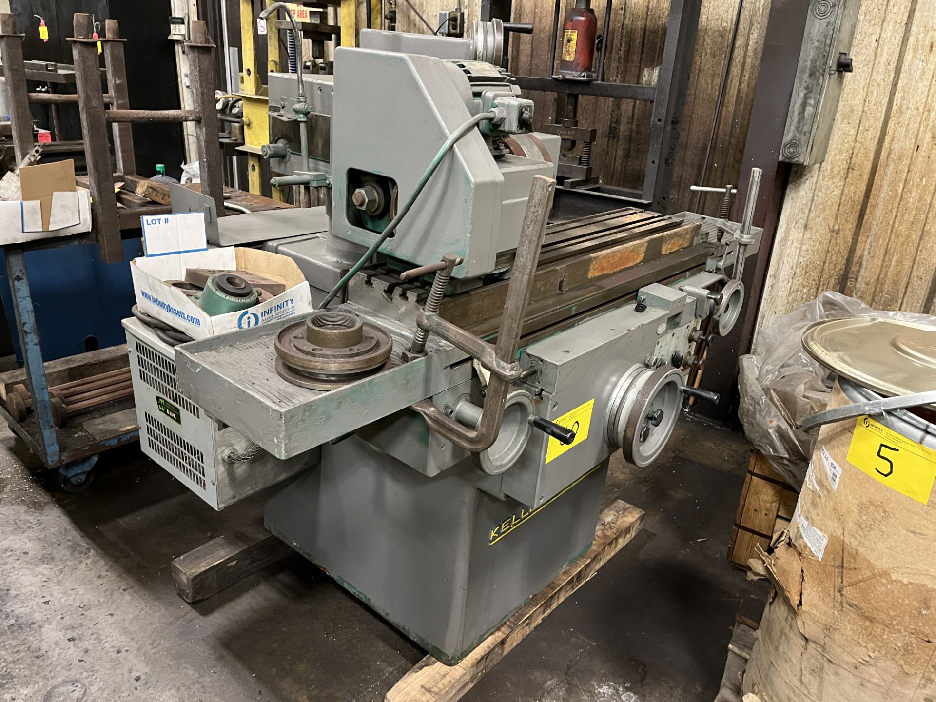 KELLENBERGER S7U CYLINDRICAL GRINDER W/ TRANSFORMER (RIGGING FEE $300)