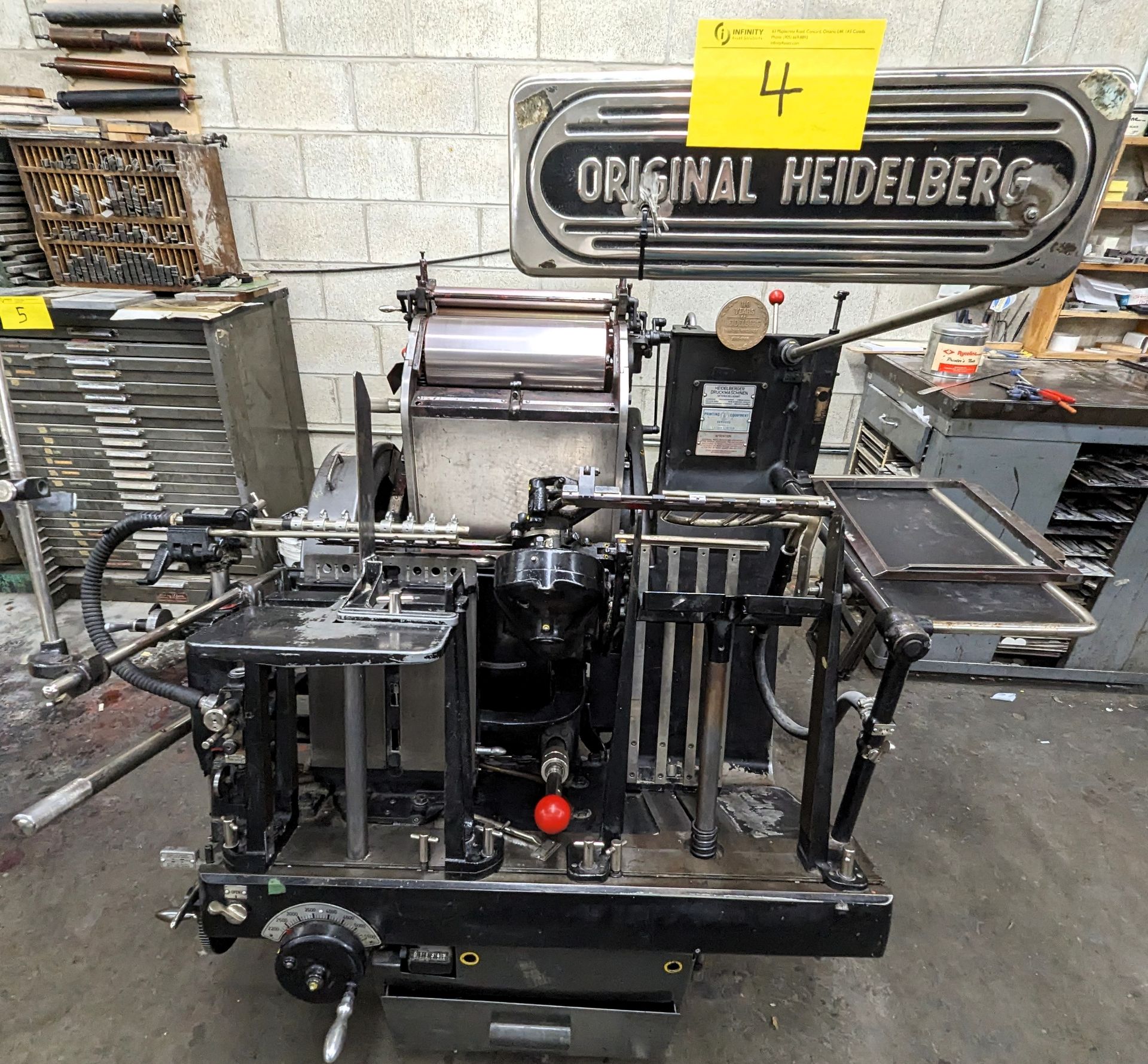 HEIDELBERG WINDMILL 10” X 15” PRINT AND DIE CUT MACHINE (RIGGING FEE $300) - Image 2 of 3