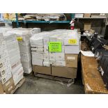 PALLET OF PLASTIC COMBS, BINDING MATERIALS, WIRE, ETC.