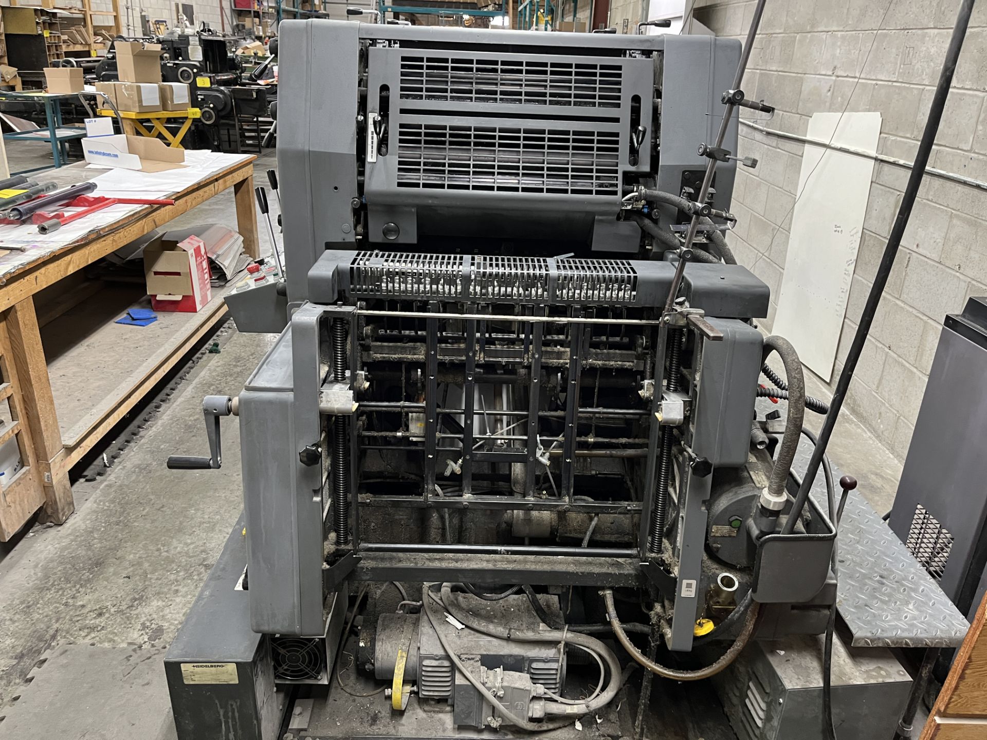 HEIDELBERG PRINTMASTER GTO 52 4-COLOUR SHEET-FED OFFSET PRINTING PRESS, 14” X 20”, TECHNOTRANS - Image 13 of 22