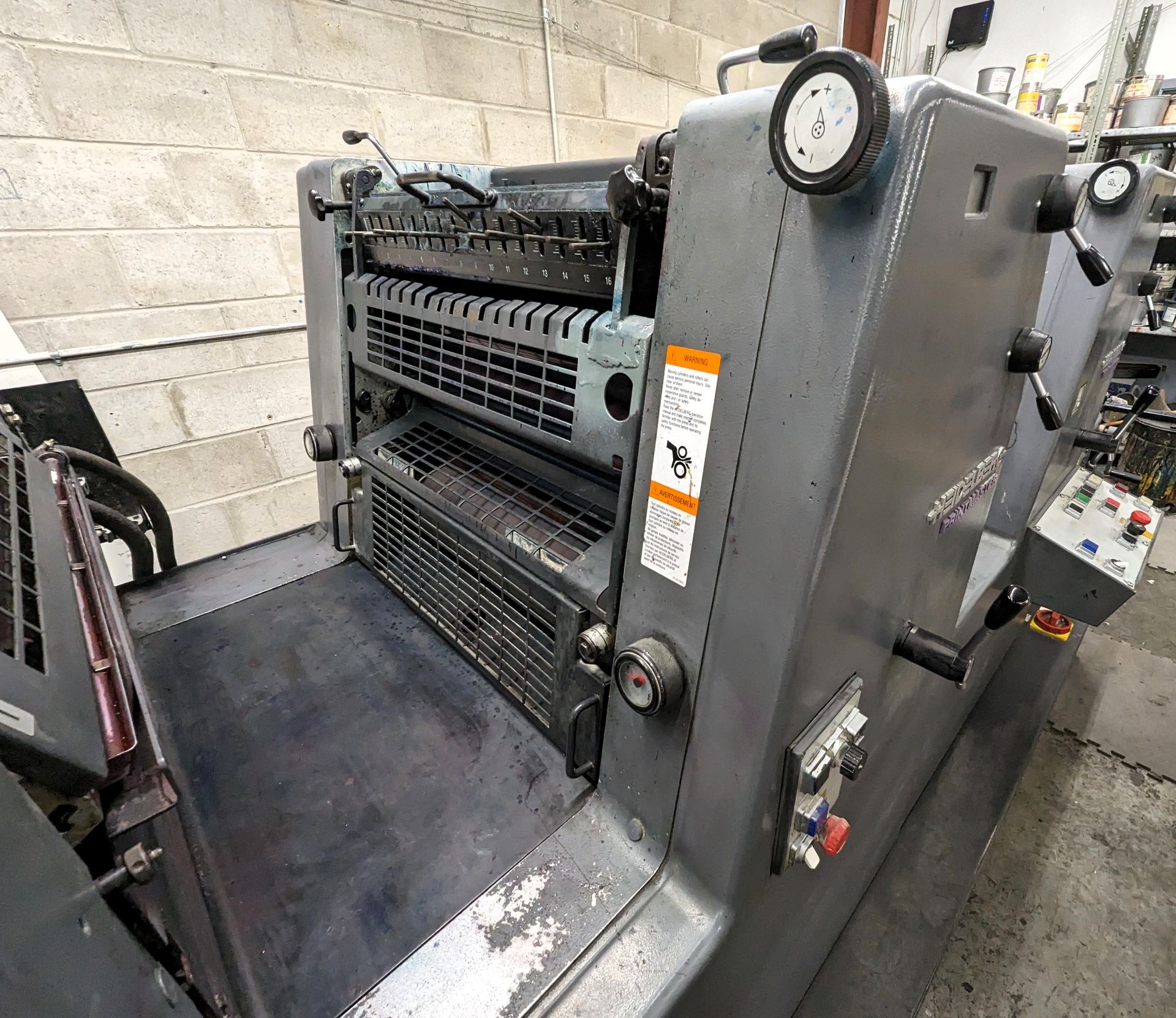 HEIDELBERG PRINTMASTER GTO 52 4-COLOUR SHEET-FED OFFSET PRINTING PRESS, 14” X 20”, TECHNOTRANS - Image 6 of 22