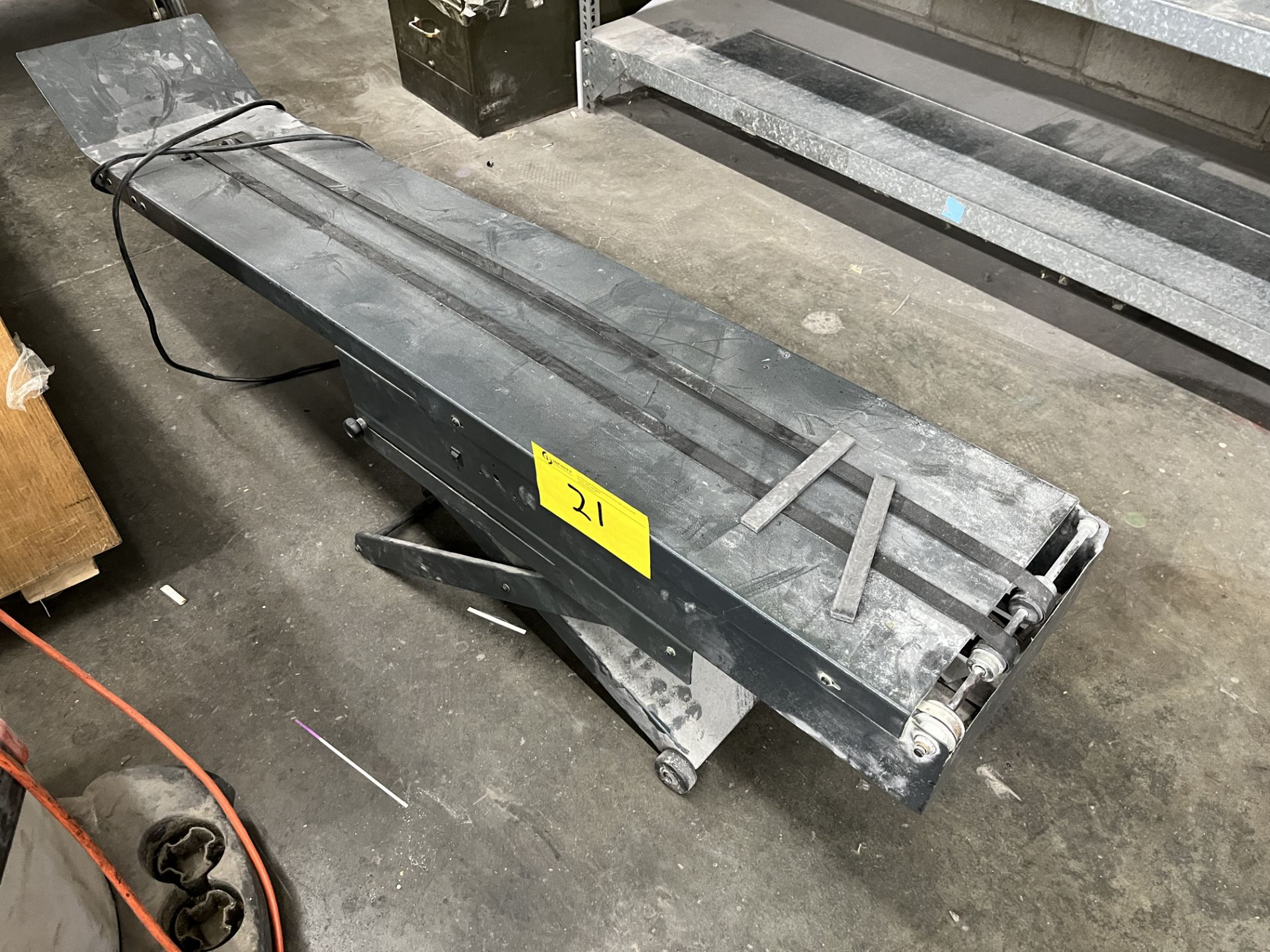 APPROX. 60"L X 12"W POWERED BELT CONVEYOR