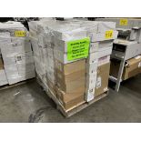 PALLET OF PLASTIC COMBS, BINDING MATERIALS, WIRE, ETC.