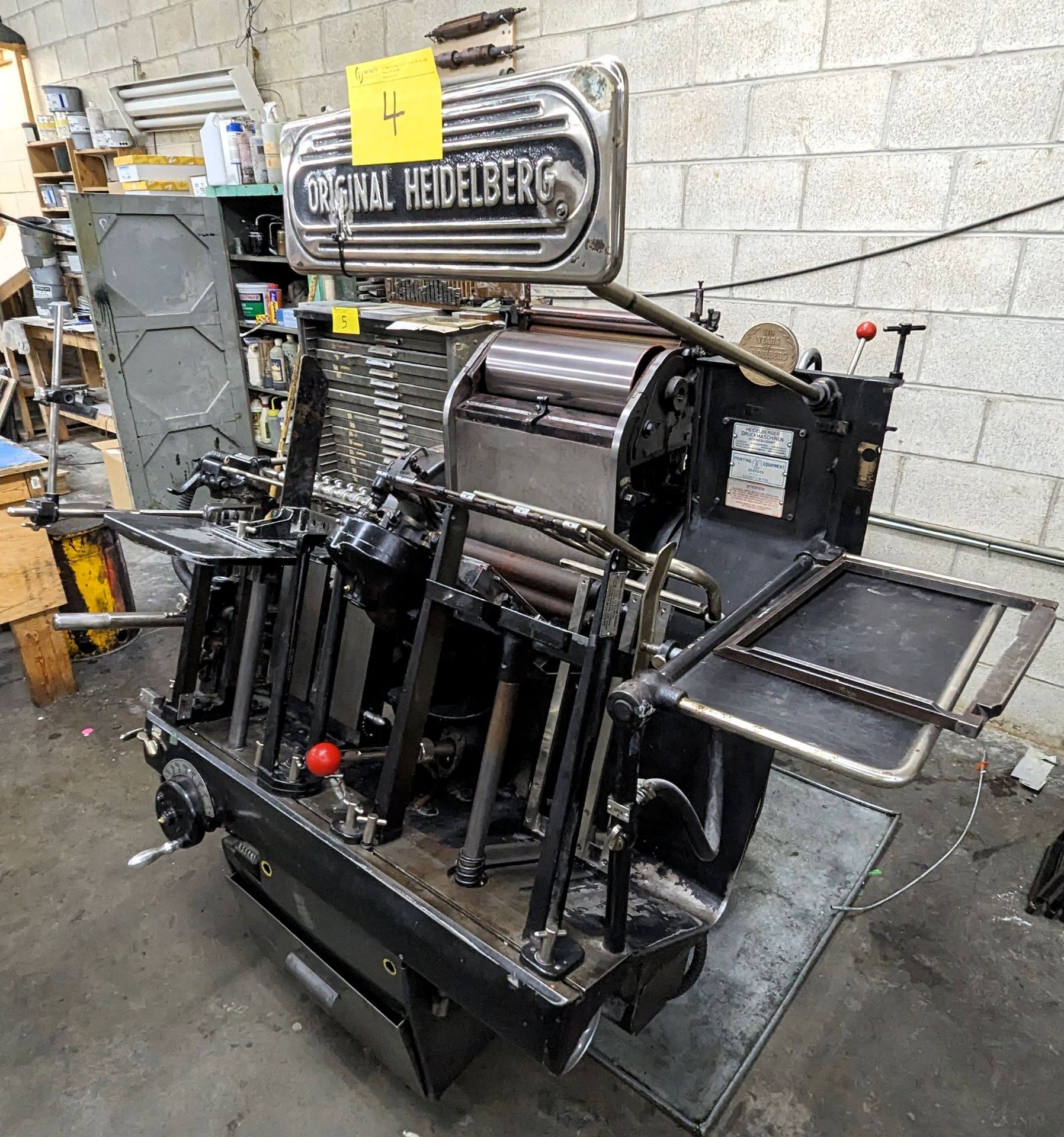 HEIDELBERG WINDMILL 10” X 15” PRINT AND DIE CUT MACHINE (RIGGING FEE $300)