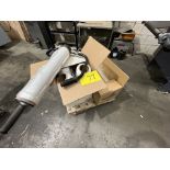 LOT OF SHRINK WRAP AND WRAPPING TOOL