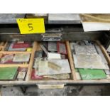 HAMILTON DIE TOOLING AND PARTS CABINET, 22-DRAWER CABINET W/ PARTS AND TOOLING