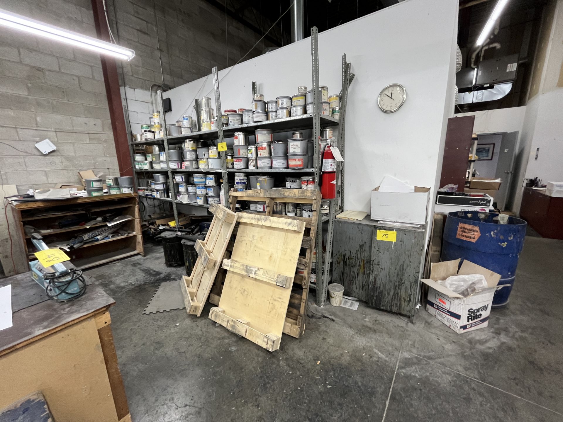 LOT OF (9) SEPARATE METAL SHELVING UNITS (NO CONTENTS) - Image 3 of 5