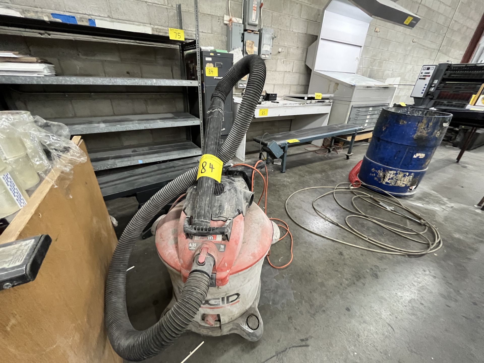 SHOP VAC AND (2) FILE CABINETS