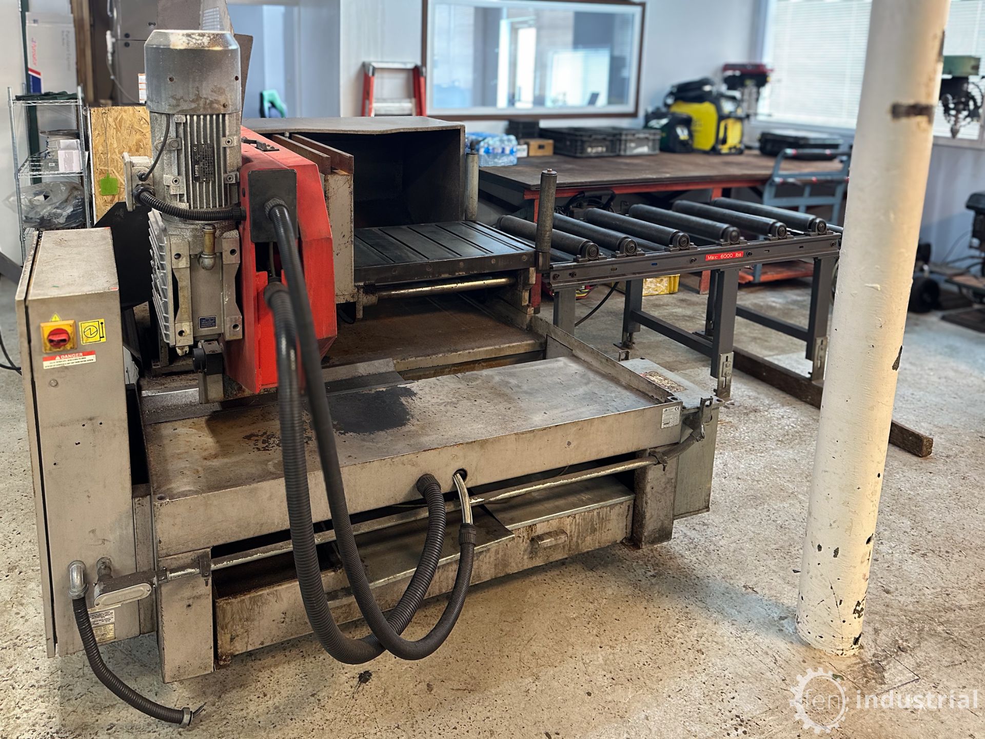 BOMAR AUTOMAT 510.330GA HORIZONTAL AUTOMATIC BAND SAW WITH CONVEYOR (#20, LOCATED IN BRANTFORD, - Image 21 of 24