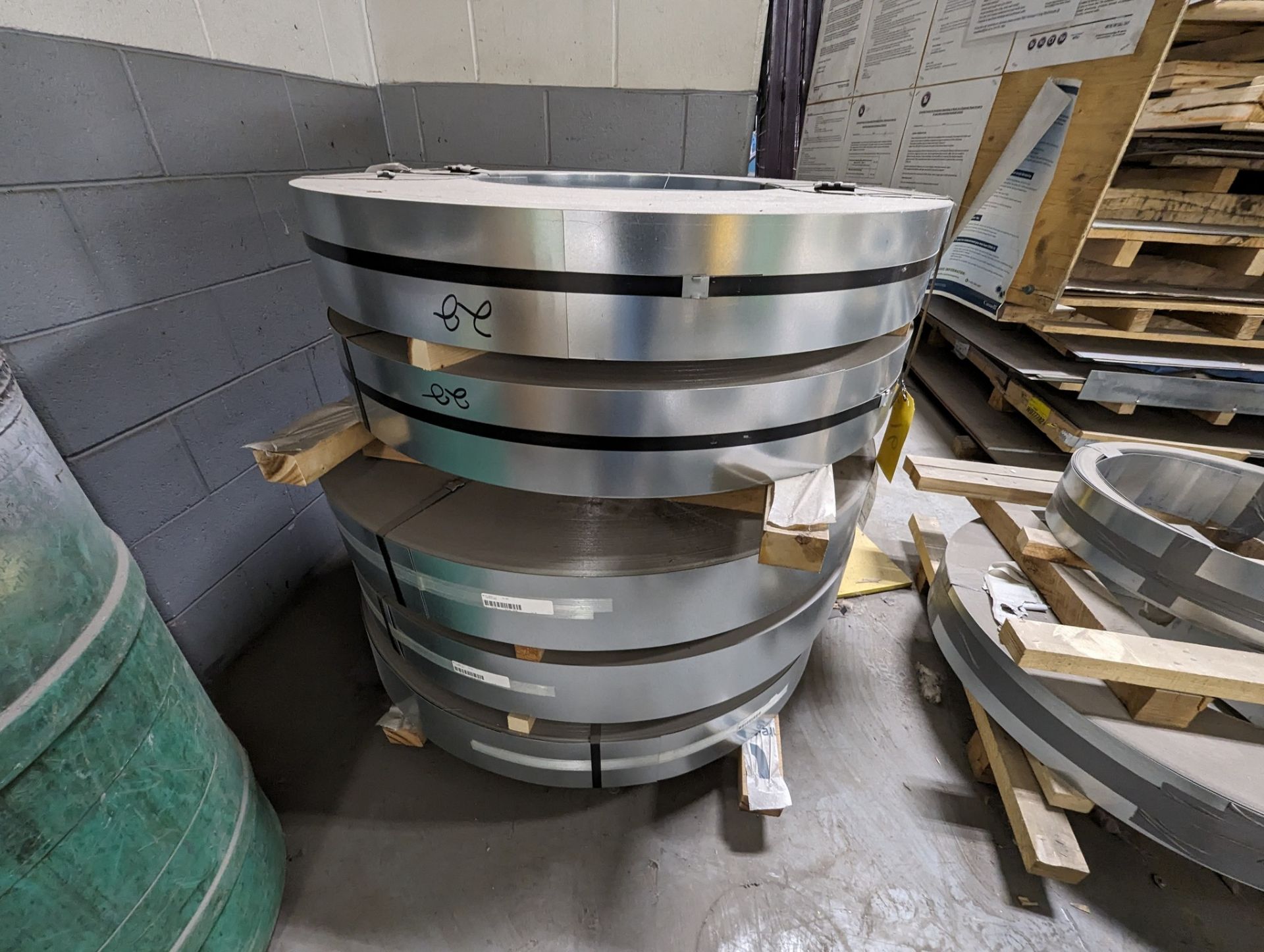 LOT OF (13) STEEL COILS, 18-24GA, APPROX. 5" SLIT WIDTH (RIGGING FEE $100) - Image 10 of 12