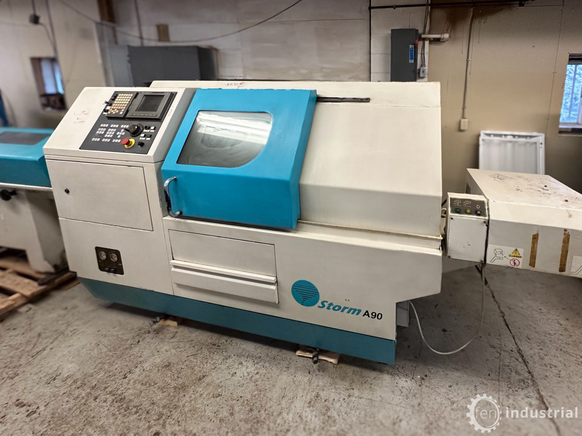 2001 COLCHESTER / 600 GROUP STORM A90 CNC TURNING CENTER, GE FANUC SERIES 21I-T CNC CONTROL, S/N
