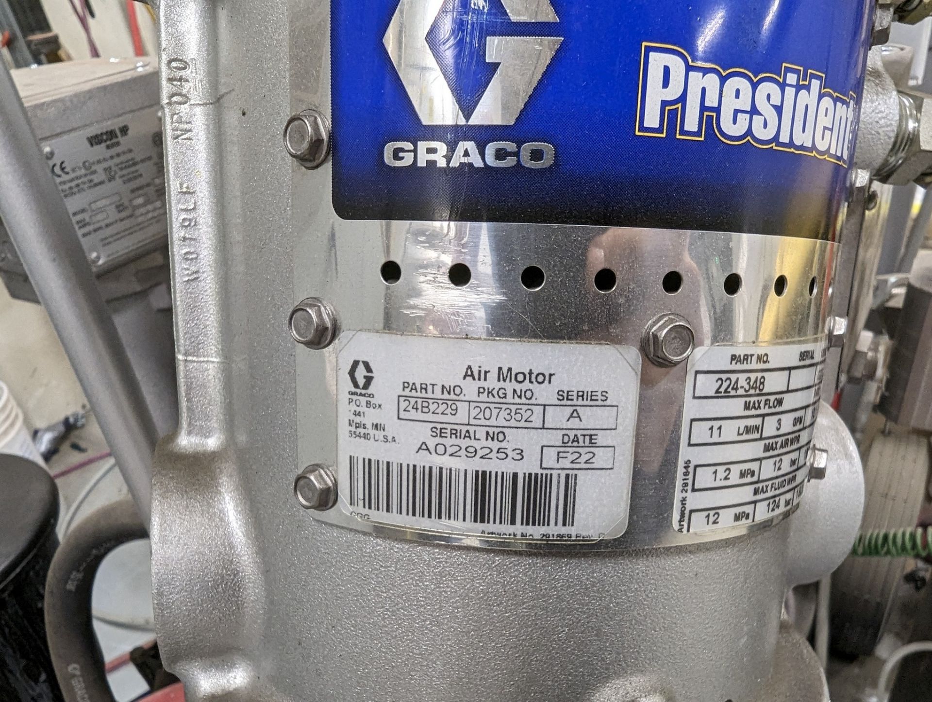 2023 GRACO XP70 PLURAL-COMPONENT SPRAYER 3:1 SYSTEM INCLUDING:, 571303 XP70 3:1 PROPORTIONER, SERIES - Image 14 of 33