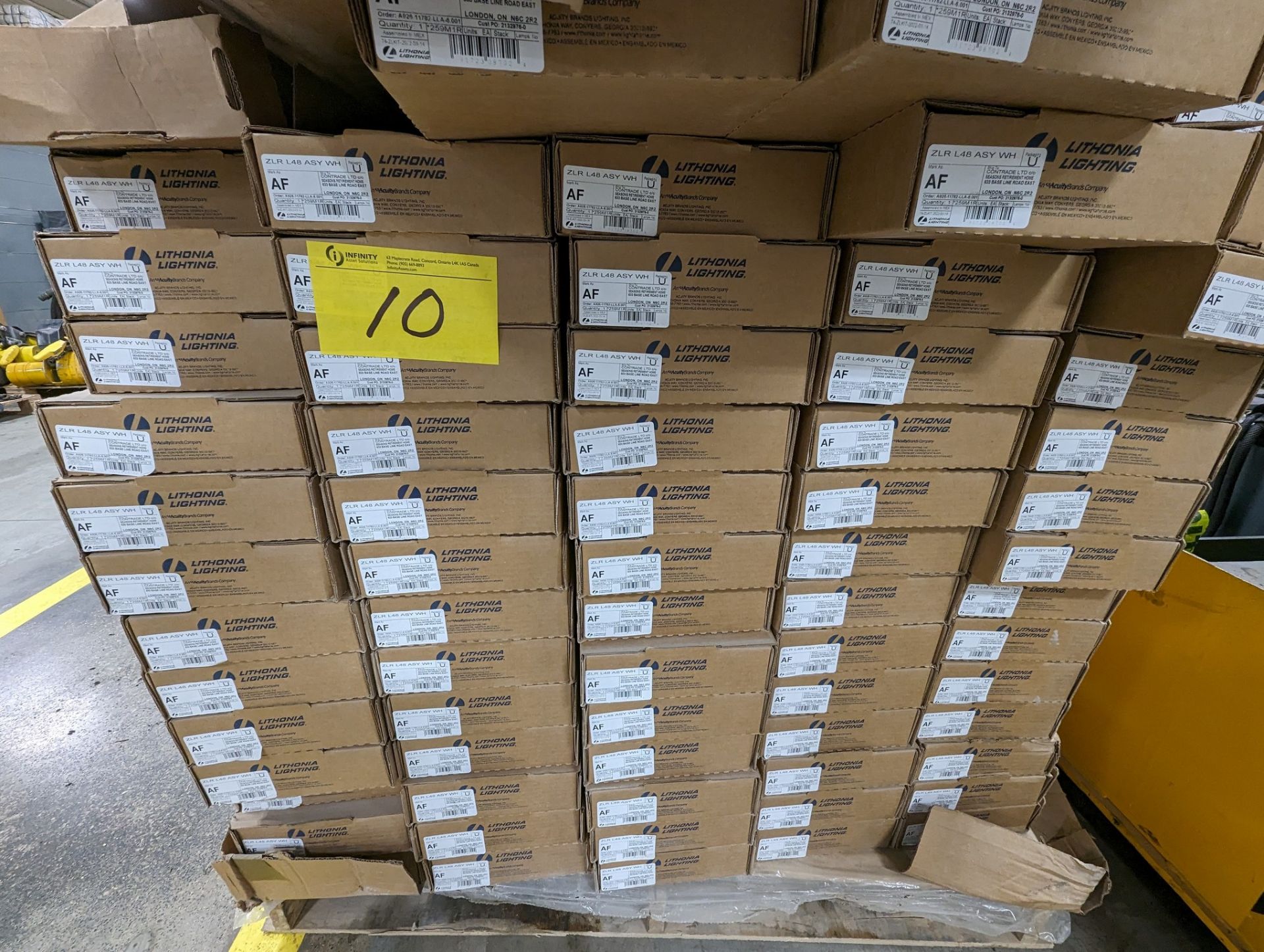 PALLET OF LITHONIA LIGHTING LIGHT FIXTURES (APPROX. 75 BOXES) - Image 2 of 5