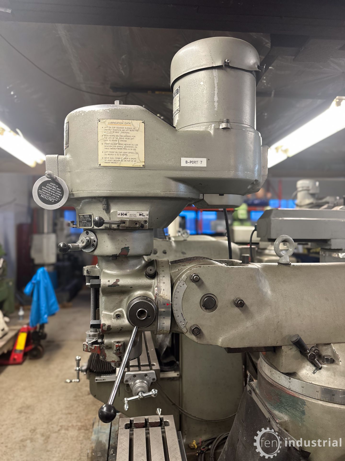 FIRST LC-1-1/2VS VERTICAL MILLING MACHINE, SPEEDS TO 4,500 RPM (#4, LOCATED IN BRANTFORD, - Image 5 of 26