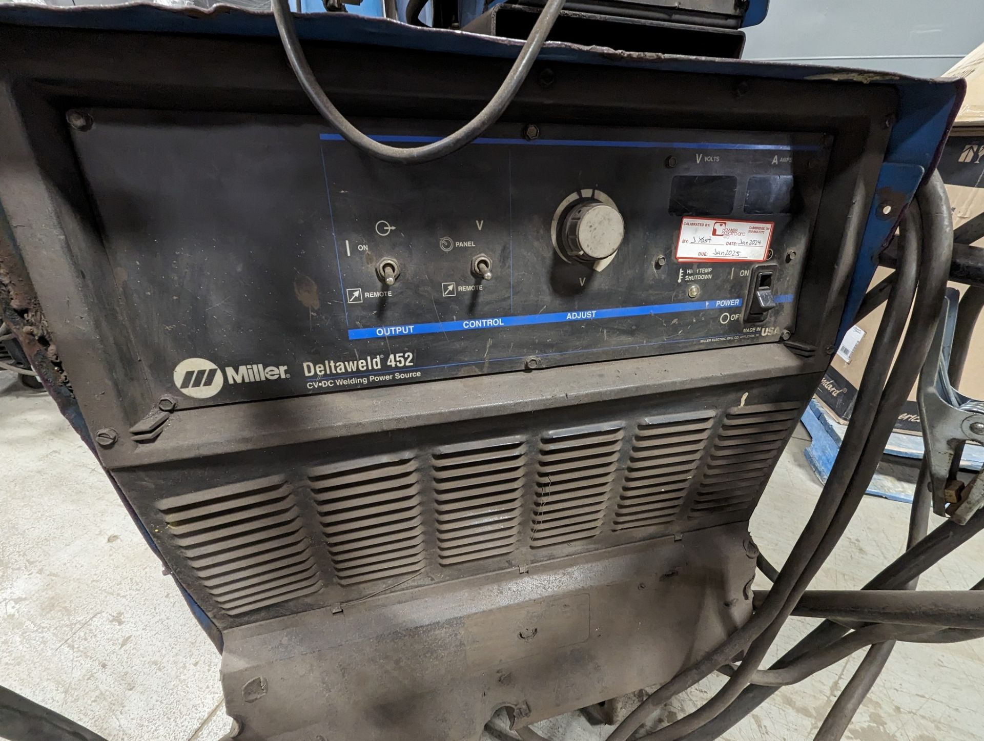 MILLER DELTAWELD 452 CC DC WELDING POWER SOURCE, S/N LC450156, STOCK NO. 903394 W/ MILLER 70 - Image 4 of 8