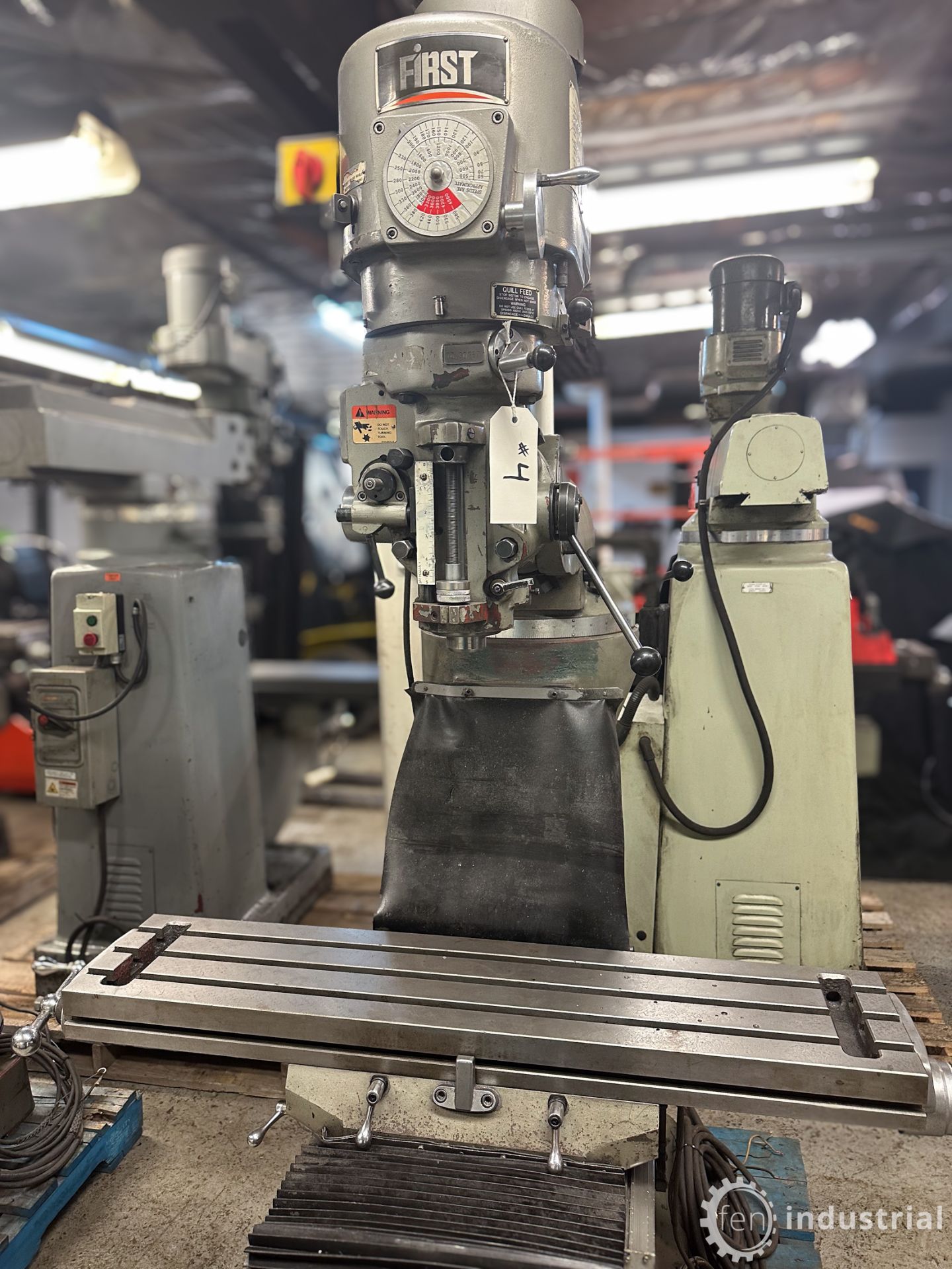 FIRST LC-1-1/2VS VERTICAL MILLING MACHINE, SPEEDS TO 4,500 RPM (#4, LOCATED IN BRANTFORD, - Image 26 of 26
