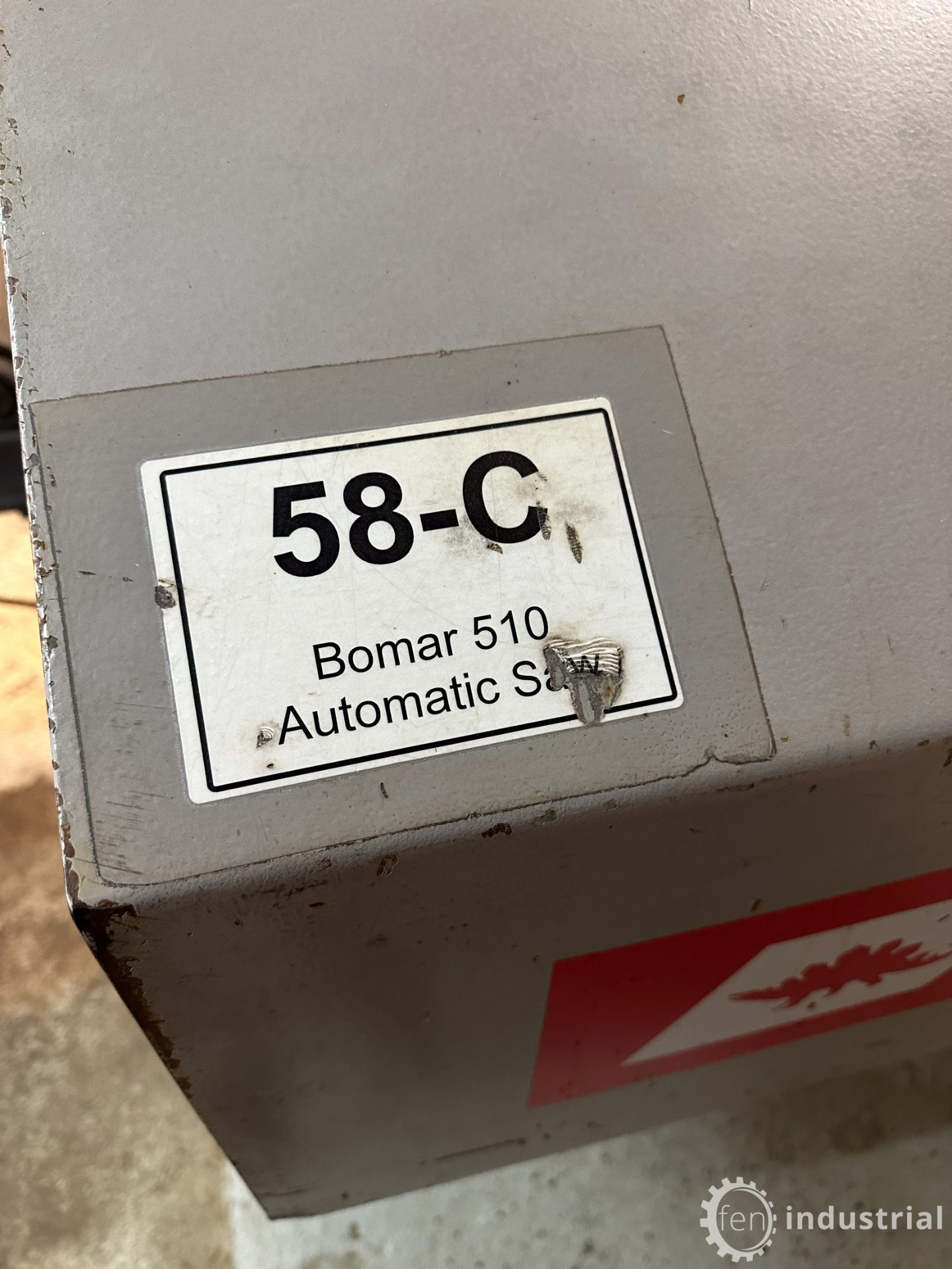 BOMAR AUTOMAT 510.330GA HORIZONTAL AUTOMATIC BAND SAW WITH CONVEYOR (#20, LOCATED IN BRANTFORD, - Image 11 of 24