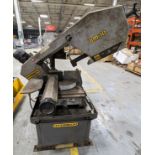 HYD-MECH DM-10 DOUBLE MITER HORIZONTAL BANDSAW, S/N XXX01161204 (RIGGING FEE $100)