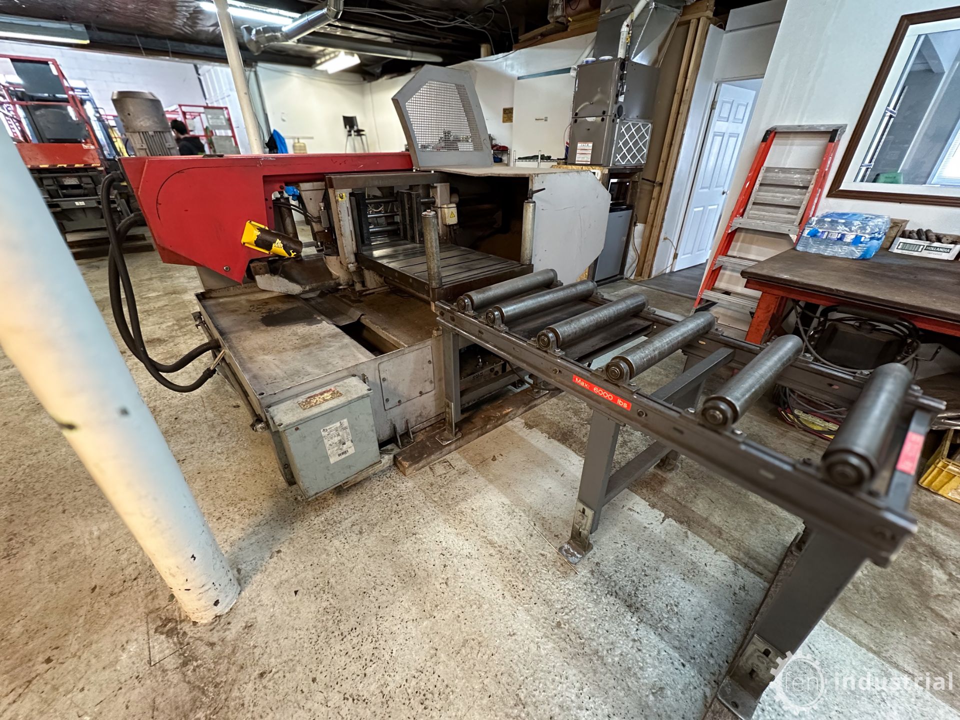 BOMAR AUTOMAT 510.330GA HORIZONTAL AUTOMATIC BAND SAW WITH CONVEYOR (#20, LOCATED IN BRANTFORD, - Image 3 of 24